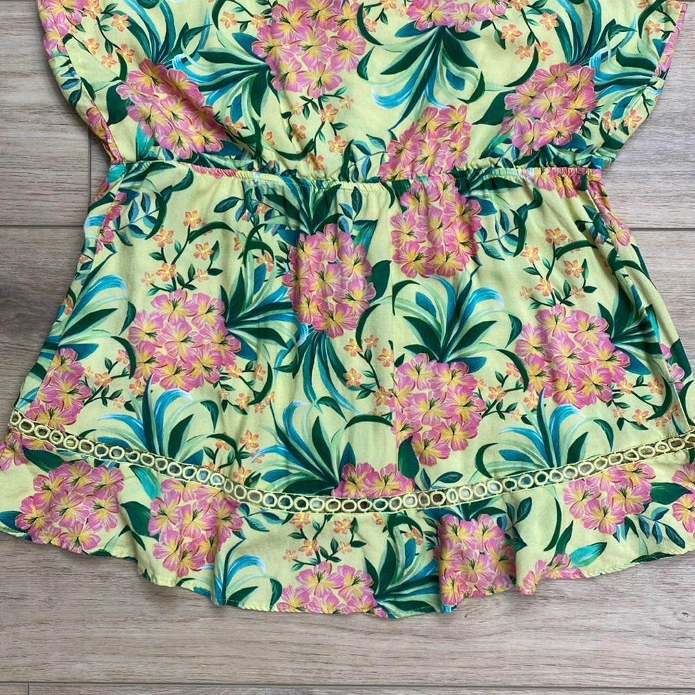 Farm Rio‎ Floral Ruffle Tank Top - Picture 11 of 16